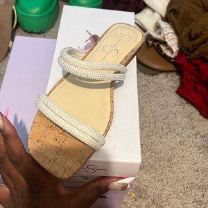 New pear Diamond sandals